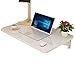 Produktbild DNZ Massivholz-Wandtisch Klappbarer Esstisch Log-Teleskop-Tisch, Weiß, 90 * 40