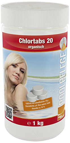 Steinbach Poolchemie Chlortabs organisch, Aquacorrect, 20 g / 1 kg