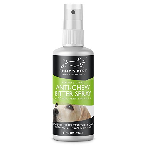 Spray Amargo Anti-Mordiscos para Perros y Cachorros - Sin Alcohol - El Spray Amargo Profesional Más Poderoso 237ml