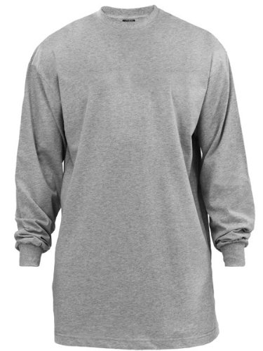 TB009 'Urban Classics' Longsleeve Tall Tee L/S (Various Colours), Gre:4XL;Farbe:grey