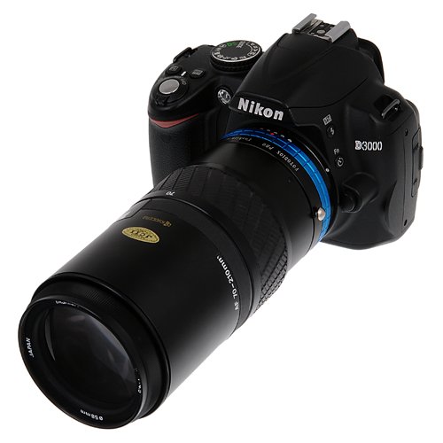 Fotodiox Pro Monture Adaptateur avec Commande d ouverture pour Nikon F Noir
