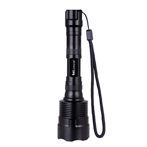 wolfteeth XM095 3 T6 LED Taschenlampe 2700 lm Taschenlampe Licht Leuchtweite 200 m für Wandern Camping