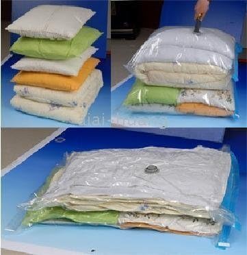 Medium Travel Vacuum Storage Bags for Clothes - 50x70cm - Pack of 2