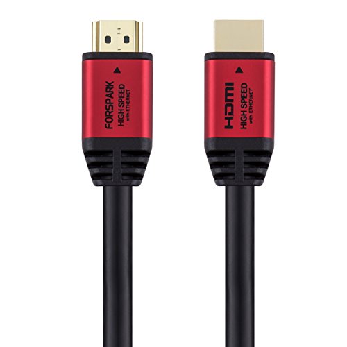 HDMI-Kabel, 1.8m(6feet), von FORSPARK – HDMI 2.0 (4K) – 18Gbps, 28AWG,– Für 4K/HDTV‘s, Xbox 360, Xbox One, PS3, PS4, Apple TV, TV-Empfänger, Computer, Blu Ray, Roku-kompatibel - 2