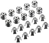  Spikes-Spider 71910 - Juego clips de fijación para cadenas (anchura 19 mm, 10 unidades)