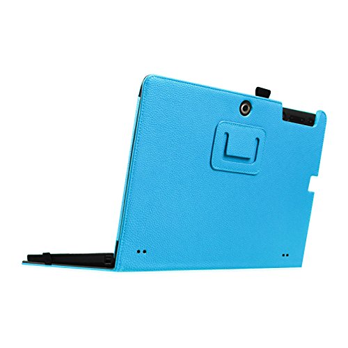 Fintie Odys Winpad 12 Hülle Case – Slim Fit Folio Premium Kunstleder Tastatur Ständer Schutzhülle Cover Tasche für Odys Winpad 12 / Odys Evolution 12 – 2in1 11,6 Zoll (29,5 cm) Convertible Tablet-PC, Blau - 8