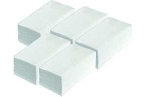 WESTCRAFT (8x250=) 2000 Barista Lot de 2000 serviettes en cellulose Blanc Pliage 1/8 17 x 8,5 cm Pour bistro | Imbiss | Food Gastro | Serviettes en papier pour la restauration