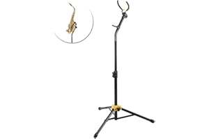 Hercules DS730B AGS Alto/Tenor Saxophone Stand, Black