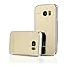 Produktbild Spiegel Handy Silikon Hülle TPU Back Case Schutzhülle transparent gold für "Samsung Galaxy S7 (Duos)" Cover Schale Tasche Bumper