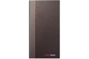 Collins 6221 Ideal Case Bound - Libro de caja (tamaño cuartilla, 192 páginas)