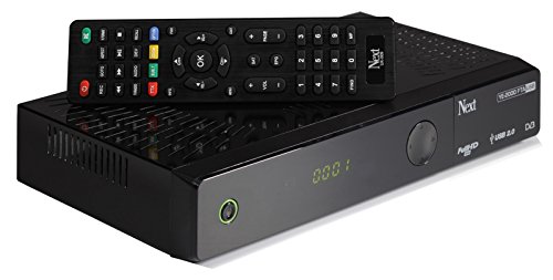 NEXT YE-2000 FTA USB digitaler Satelliten-Receiver inkl. HDMI Kabel (HDTV, DVB-S2, HDMI, SCART, USB 2.0, S/PDIF, Full HD 1080p) [vorprogrammiert ASTRA, HOTBIRD, TÜRKSAT] – schwarz - 2
