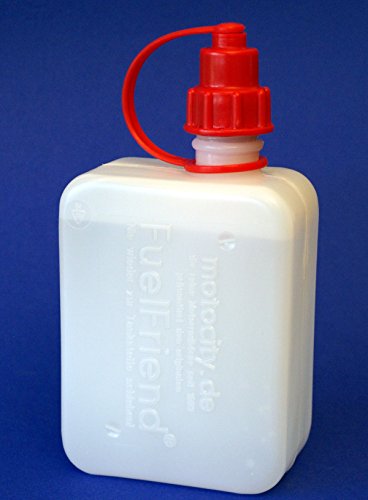 FuelFriend® CLEAR+OIL 0,5 Liter Ölkanister mit integriertem Füllrohr! Öl-Reservekanister für Motorräder, Roller - 2