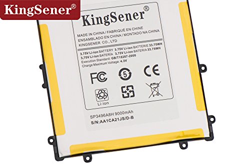 KingSener 9000mAh SP3496A8H Akku Für Samsung, Google Nexus 10 N10 Tablet-PC P8110 HA32ARB - 4