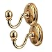 Produktbild Deloito 2Stk Vorhang aus Metall Wand Halte zurück Wand Krawatte Hintere Haken Aufhängerhalter Fenster Vorhanghaken Vorhang Clip Gardinenringe (Gold,4.5 * 6 cm)