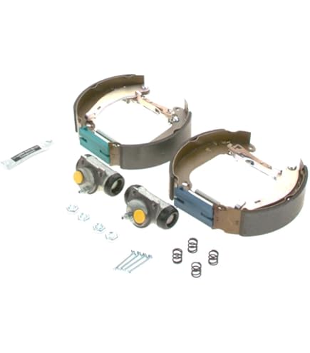 Kit Frein à Tambour Arrière Complet Pour Renault Clio II, Twingo I - 4 Mâchoires, Cylindres, Kit Montage