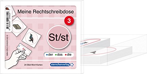 Preisvergleich Produktbild Meine Rechtschreibdose 3 St / st-Wörter: 24 Bild-Wort-Karten
