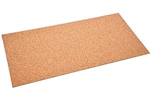 acerto 30022 Panneau en liège de haute qualité - 50 x 100cm, 5mm