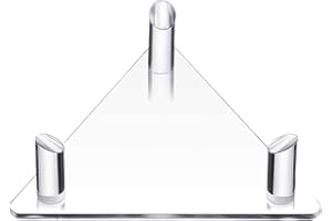 GVPOELR Supporto per palla, supporto da calcio, in acrilico, trasparente, per pallone da calcio, pallavolo, rugby