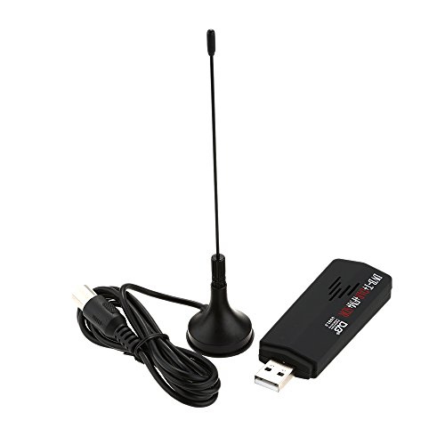 Andoer   Mini Antena de TV Sintonizador Receptor Soporte a DVB-T   DAB   FM   SDR RTL2832U   R820T Digital Port  til USB 2 0  Negro 