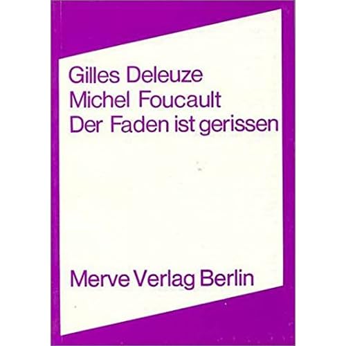 [PDF] Download Der Faden ist gerissen (Internationaler Merve Diskurs) Kostenlos