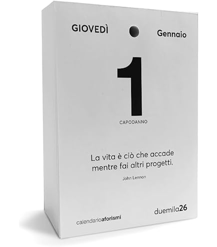 Il Calendario Filosofico 2026, Tamaño A6, 10 X 14 Cm, Calendario De