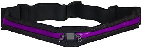 i2 Gear Dual Running Belt for the iPhone 8 7 6 6S iPhone 5 5S 5C Samsung Galaxy S7 S6 S5 S4 Moto X HTC One Purple