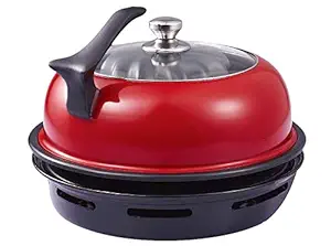 Wonderchef Gas Oven Tandoor, A Combination of oven and tandoor, 4-Pieces, Red and Black