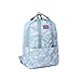 Produktbild Sungpunet Tragbare Blumen Laptop Rucksack Multipurpose Oxford Cloth-Beutel-beiläufige Karikatur-Frauen und Frauen-Druck-Taschen (Blauer Grau-Reiher)
