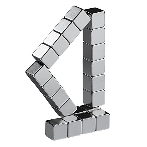 Magnete für Glasmagnettafel | 20 Stück starke Neodym Magnete | 8 mm Würfelmagnete von MOUNTRAX | Vorratsbox für Glasmagnetwand, Glas-Magnetboards, Magnettafel, Whiteboard, Tafel, Pinnwand, Kühlschrank, und vieles mehr - 7