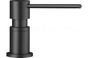 BLANCO 525789 Dispenser per detersivo, Nero Opaco, N.A