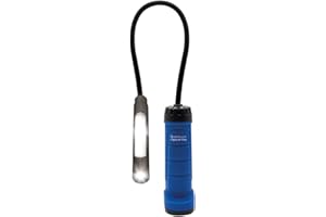 NightSearcher i-Spector Flex 500 Lumens Rechargeable LED Inspection Lamp with Flexible Light Head, Magnetic Base, Hanging Hook