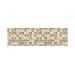Produktbild Haihuic Mosaik 3D Wandaufkleber Peel und Stick Backsplash Wasserdichte DIY Wallpaper für Badezimmer Küche Selbstklebende Home Decor Wandfliese 20 x 200 cm