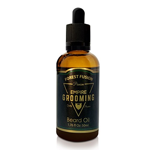 Beard Oil For Men, 8 Premium Beard Oils to condition your beard. For a softer, thicker and fuller beard - 100% Natural, Vegan & Cruelty free - Forest Fusion (50ml)