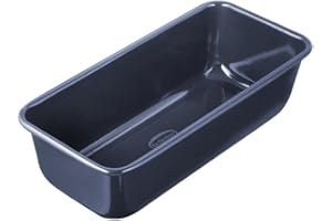 Dr. Oetker Back-Liebe Emaille Forma do Pieczenia Chleba, Czarna, 25 cm