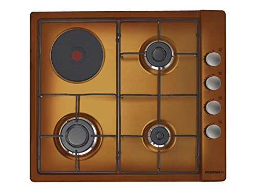 Rosieres RTL631 EMFA Dessus de table Marron four et cuisinière - fours et cuisinières (Dessus de table, Combiné, Marron, 560 x 480 x 40 mm, Rotatif, En haut à droite)