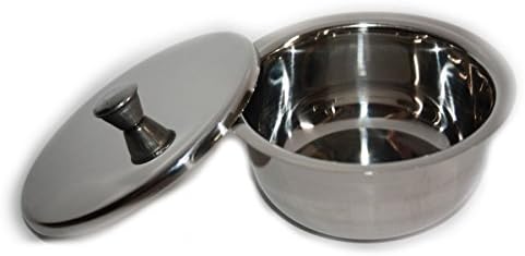 Razzoor Stainles Steel Lathering bowl with lid