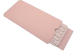 Hosoncovy Étui de transport en cuir synthétique pour clavier Bluetooth multi-appareils Logitech K380 - Rose