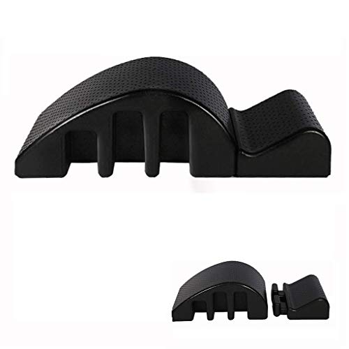 Gzd Black Pilates Massage Bed Detachable Yoga Spine Corrector Fitness Equipment For Slimming Shaping Recovery Foam Wedge - 
