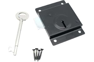 EAI Rim Surface Lock Black 4 x 3 Press Lock Pattern with 1 Key