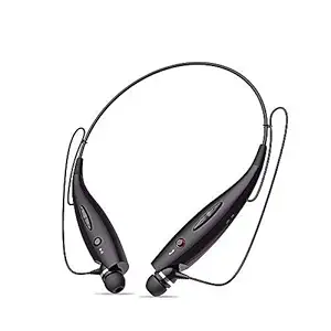 Amazpro (Festival Special: Today ONLY Sale) HBS-730 Neckband Bluetooth Headphones Wireless Sport Stereo Headsets Handsfree with Microphone for Android, Smartphones Devices (Black)