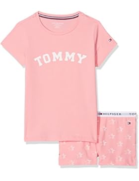 Tommy Hilfiger Mädchen Zweiteiliger Schlafanzug Set Ss Stars