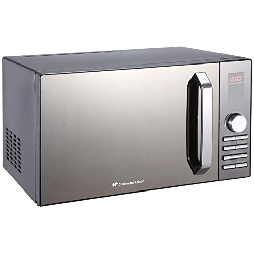 examen Micro-ondes combiné grill - 23L - 800 W - Combiné grill 1200 W - Chaleur tournante 1200 W - Noir porte miroir