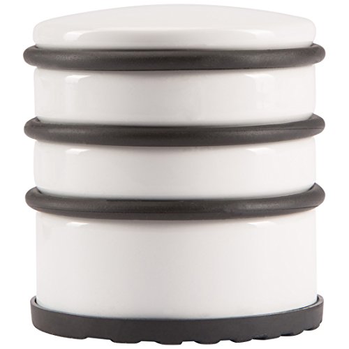 Levivo Türstopper, Türpuffer aus Edelstahl im 4er-Set, Weiß - 7