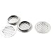 Produktbild 4Stk Silber Küchenschrank 65mm Dmr.Runde Lüftungsblech Lüftungsgitter