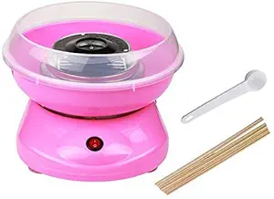 Yagviz Mini Retro Cotton Candy Maker for Kids, Halloween Cotton Candy Maker, for Birthday Home Family Party Homemade Candy, Contains with 10 Bamboo Poles, ONE Sugar Spoon
