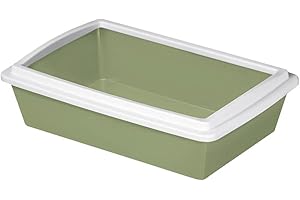 KERBL PET Stefanplast 84227 Kuweta dla kota z krawędzią 51 x 35 x 13 cm, posortowana pod względem koloru