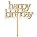 Produktbild WINOMO Holz Happy Birthday Cake Topper Geburtstag Kuchen Dekorationen