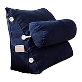 LESEN,UNTERSTÜTZEND UND EFFEKTIV: Ergonomische Straffung mit hochwertigem Kissen für optimale Lendenwirbelstütze Pillow und nie verflacht, die richtige Festigkeit Pillow komprimiert, um die Form des Rückens zu erhalten und sorgt für Komfort und Entlastung des Rückens.