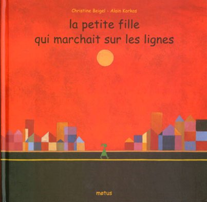 couverture de : La petite fille qui marchait sur les lignes