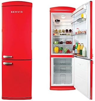 Servis C90185 Retro Fridge Freezer (Red)